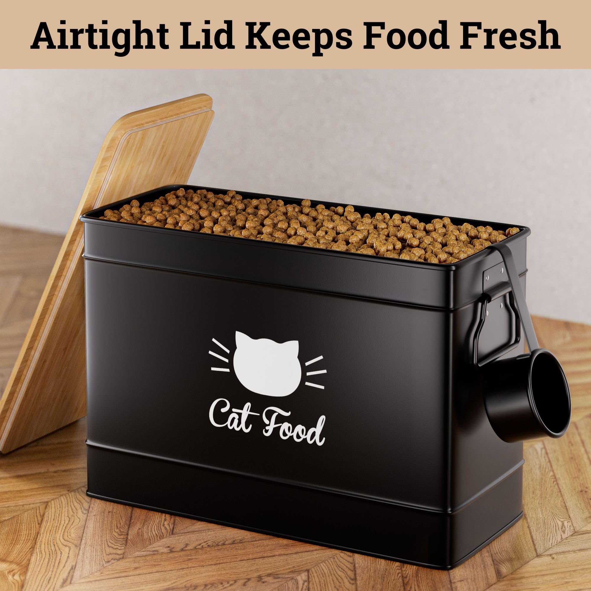Scoop included for quick, tidy portions at mealtime.