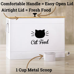 HB Design Co metal scoop included for easy, precise portions.