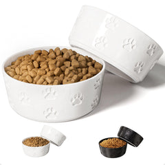 HB Design Co ceramic dog bowl set with anti-skid base for large dogs