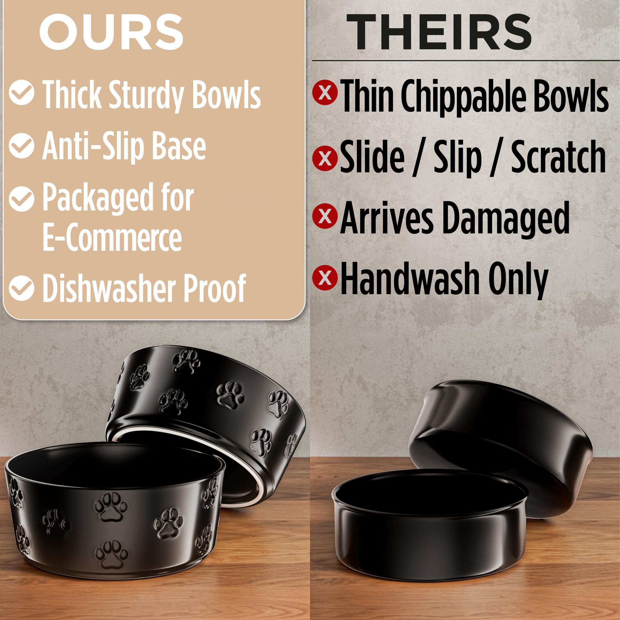 HB Design Co two-pack bowls offer a practical feeding setup.