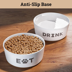 HB Design Co ceramic bowls shown as dishwasher-safe for easy cleaning.