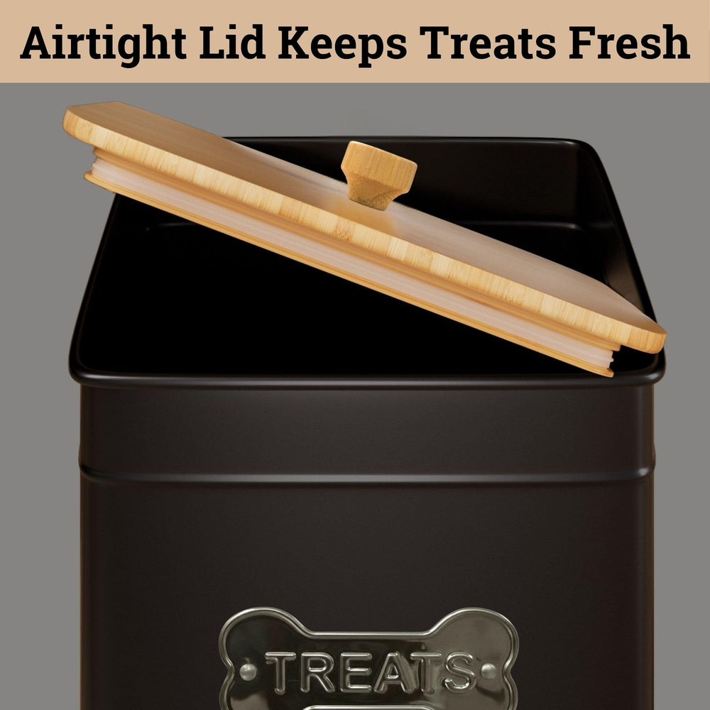 HB Design Co dog biscuit container blends function with decorative appeal