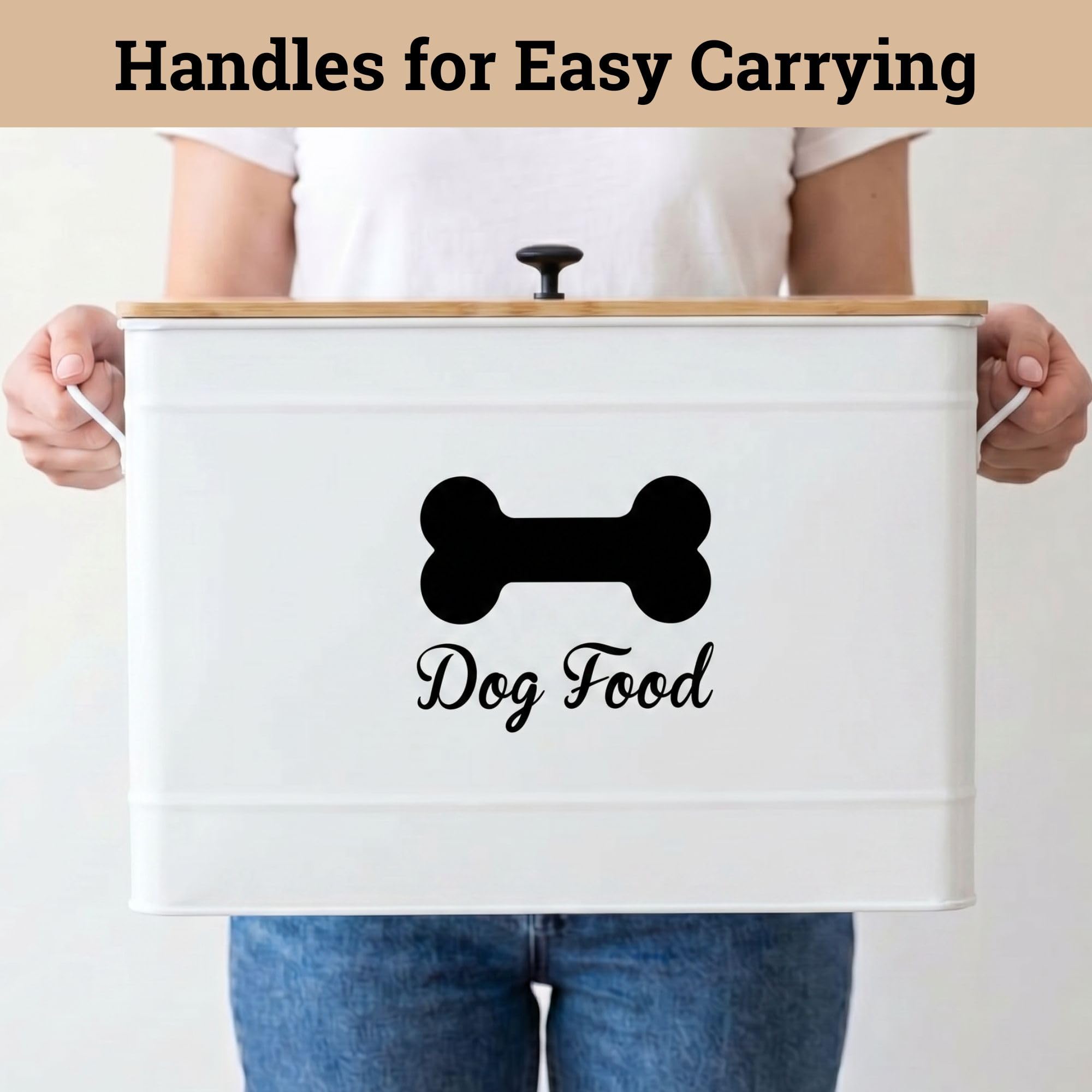 HB Design Co. 70 cup capacity supports mid-size to large dogs.