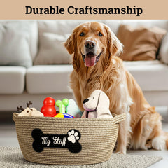 HB Design Co paw-print patch is securely sewn for a cute focal point.