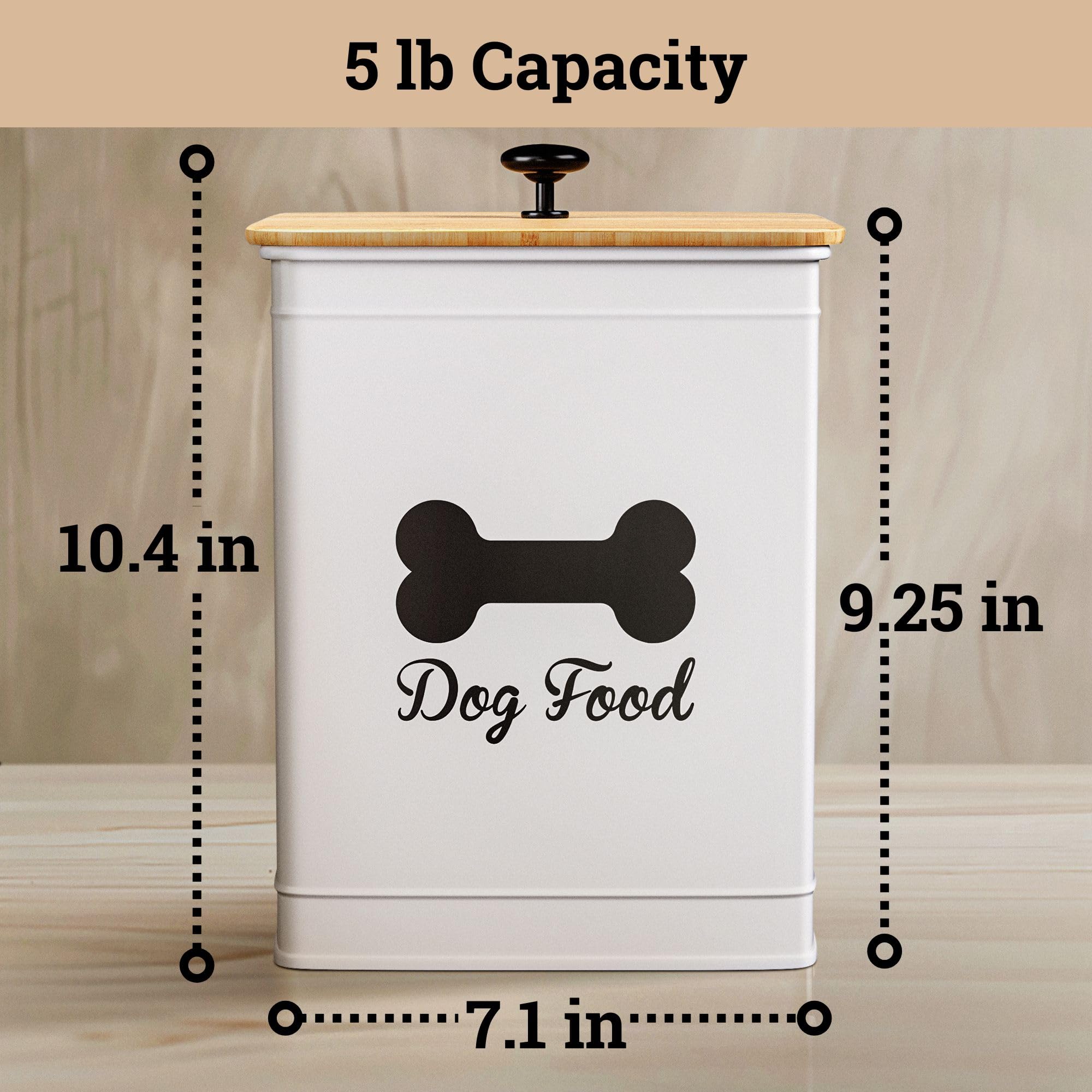 HB Design Co. treat container set matches this jar for complete storage