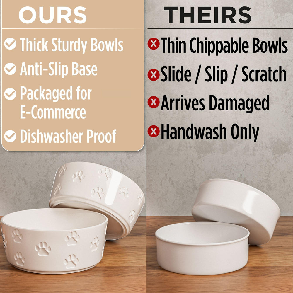 HB Design Co matching treat jar complements the bowl set