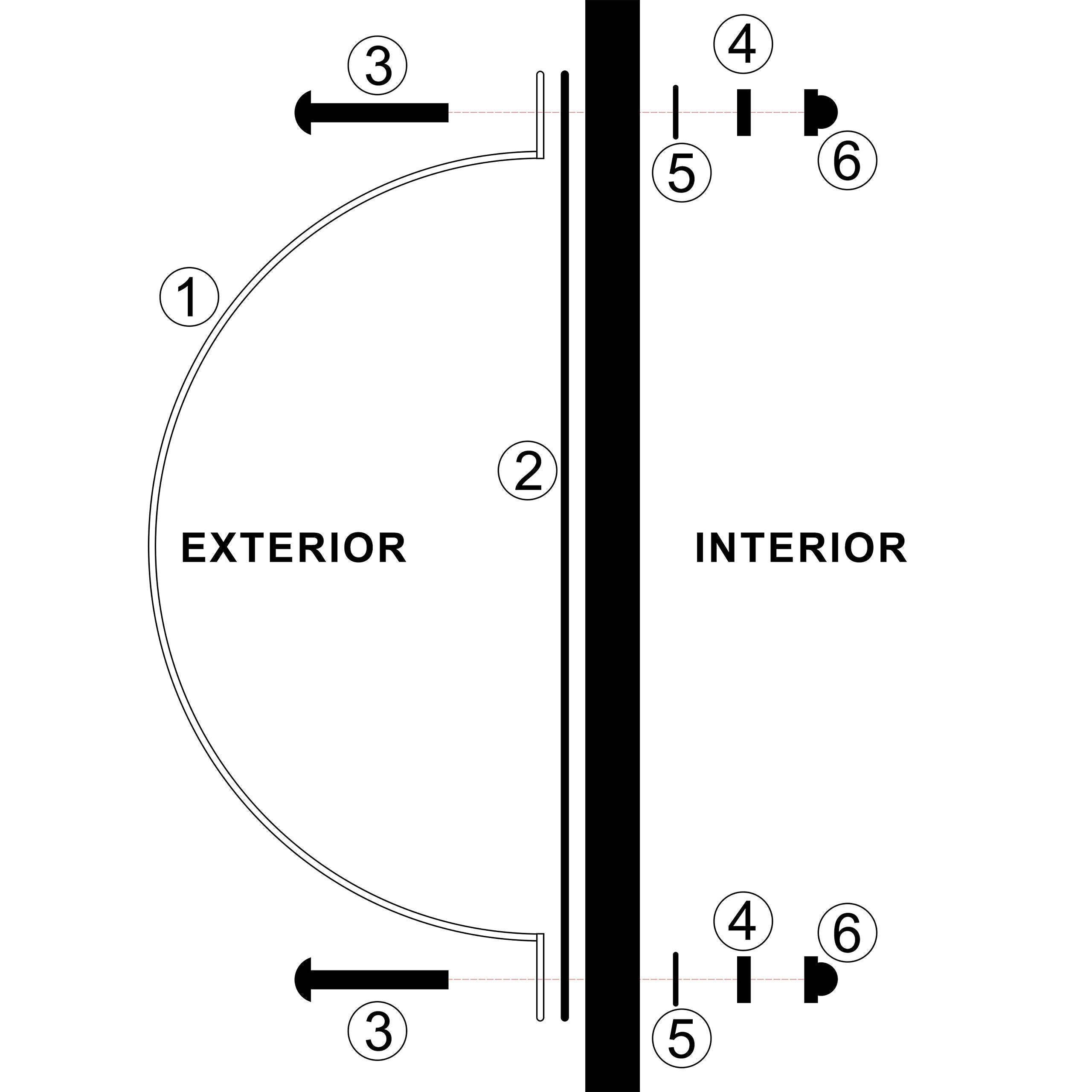 H&B Luxuries outdoor pet window fosters curiosity while staying securely mounted.