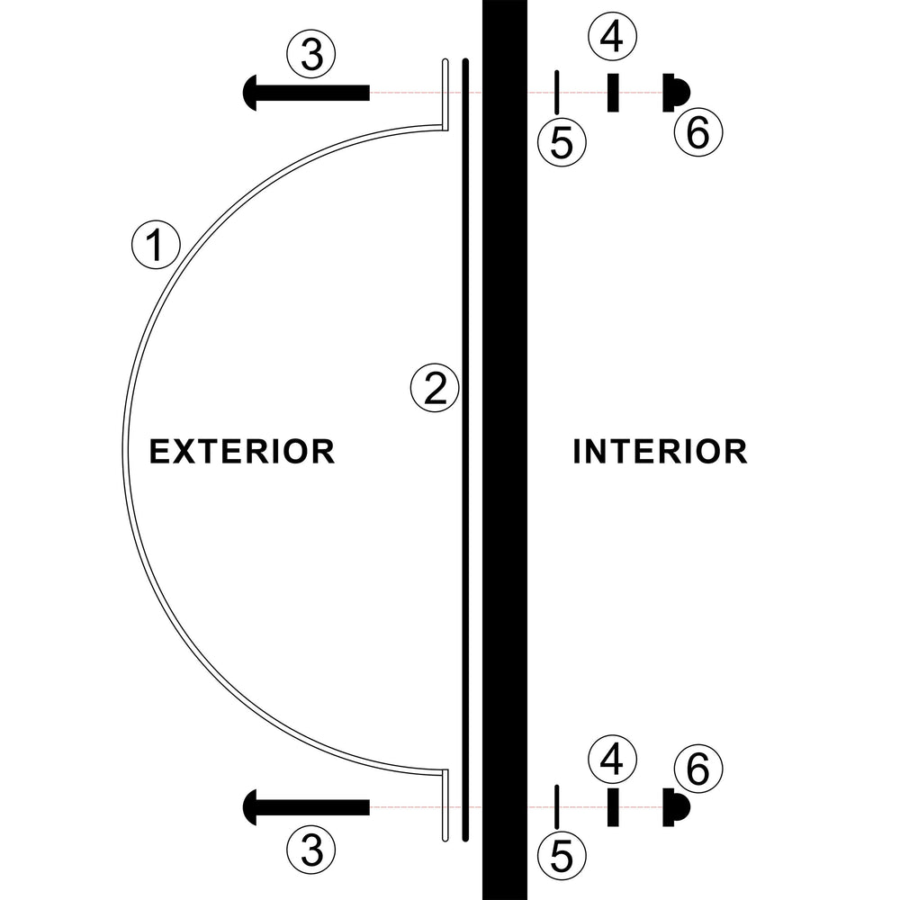 H&B Luxuries outdoor pet window fosters curiosity while staying securely mounted.