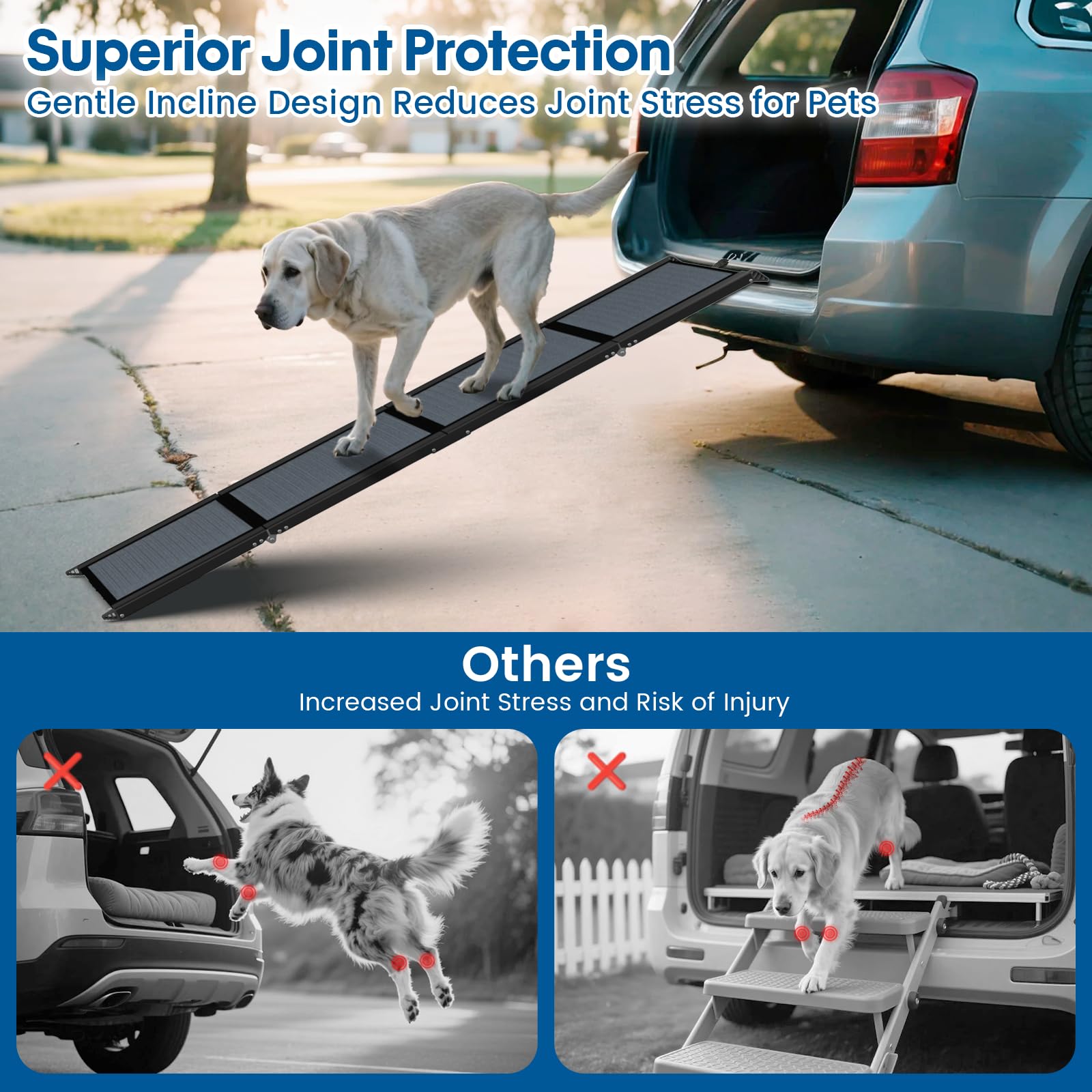HBTower dense anti-tear fibers reduce paw stress on climbs