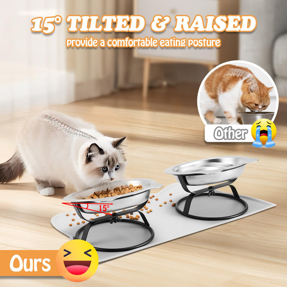 HBGmao-hao seven-point-one-inch wide whisker bowl reduces whisker contact.