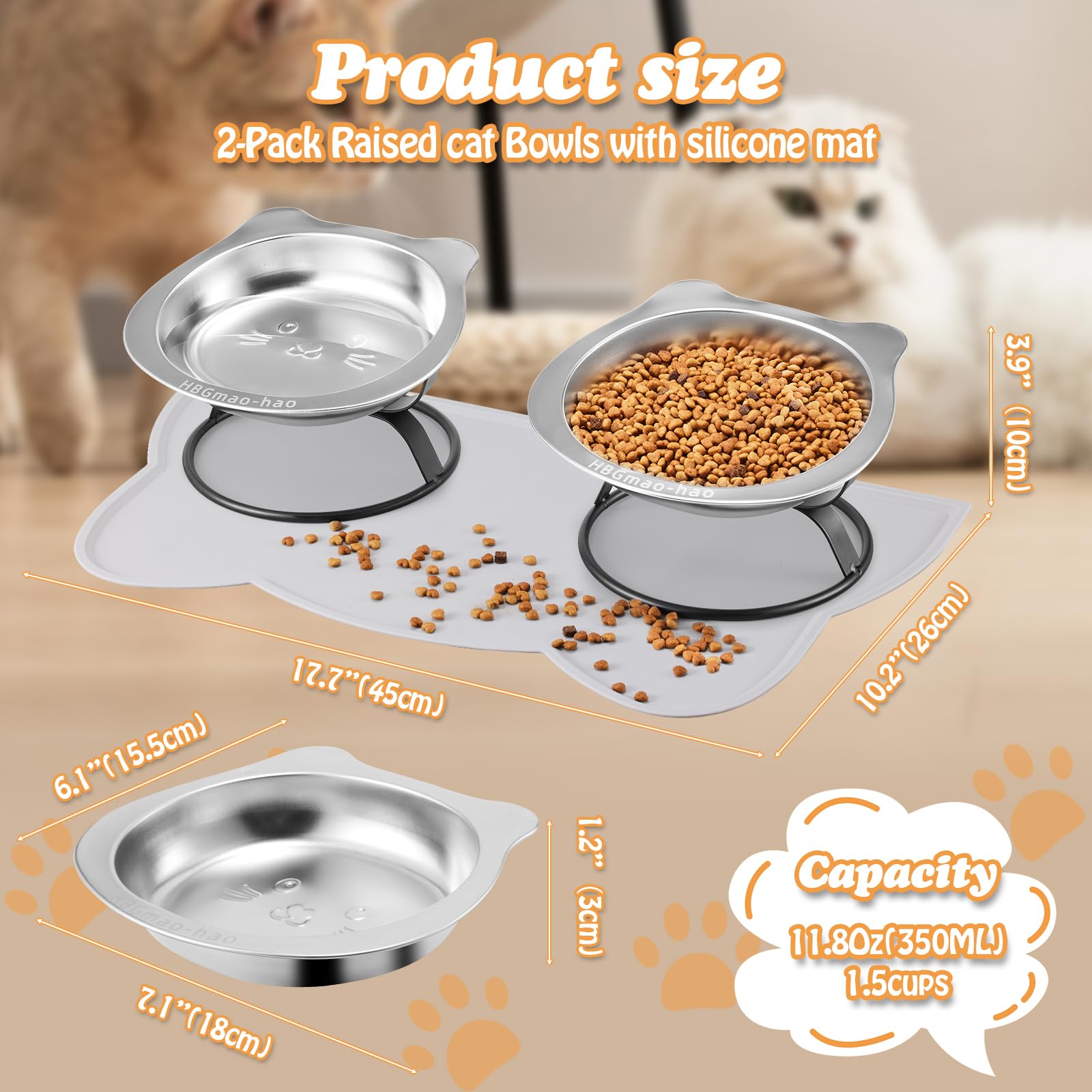 HBGmao-hao ideal for small pets up to 15 pounds.
