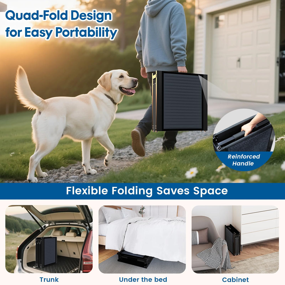 HBTower portable dog ramp ideal for travel and quick setup