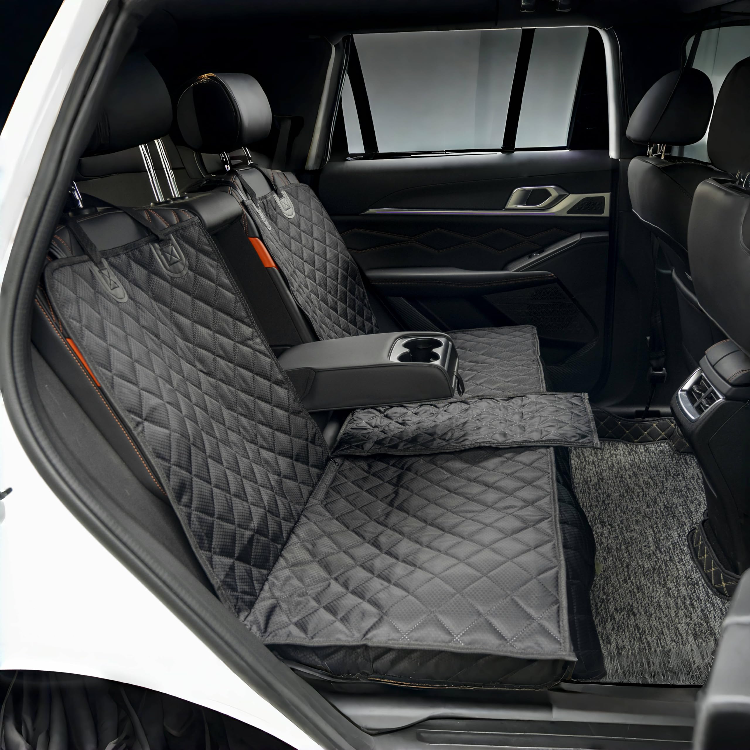 HCCW dog car seat cover protecting back seat upholstery