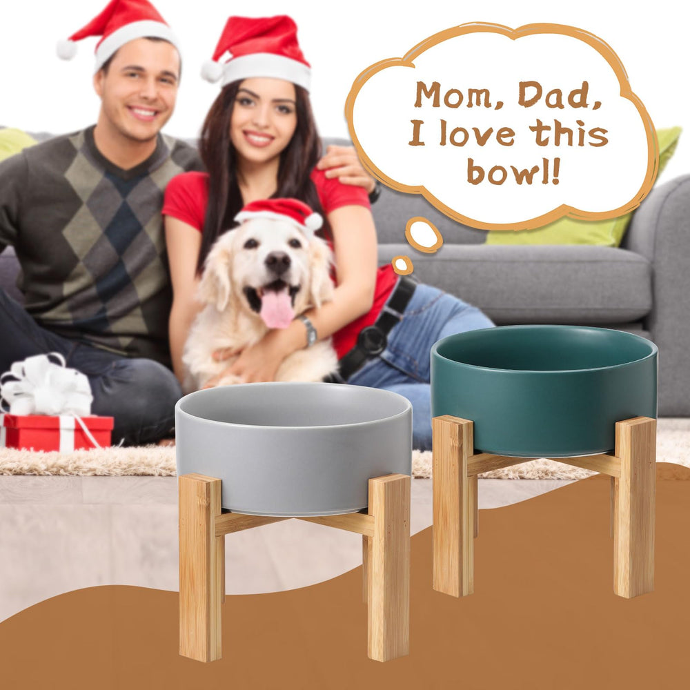 Large-breed use-case with spacious bowl for dry or wet food
