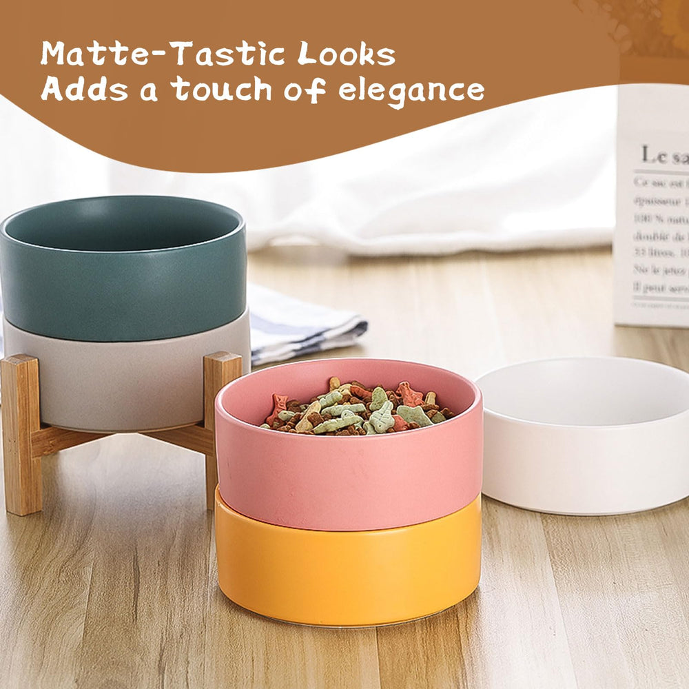 HCHLQLZ microwave-safe pet bowl for warming meals.