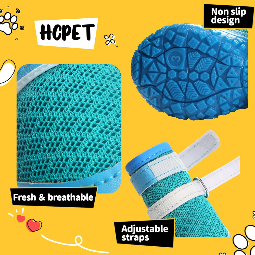 Hcpet anti-slip sole provides steady footing on hardwood floors.