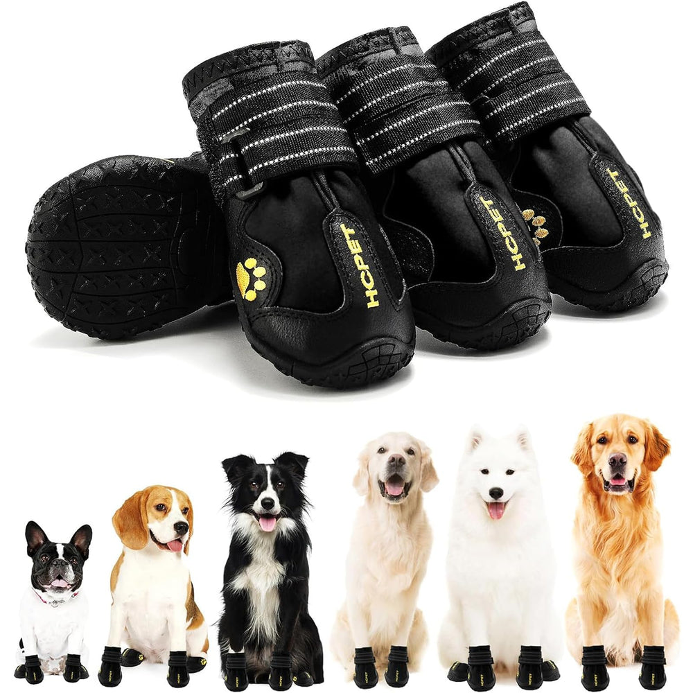 Hcpet dog boots size 6 overview offers paw protection and secure fit for larger breeds.