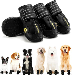 Hcpet dog boots size 7 provide paw protection on rough terrain
