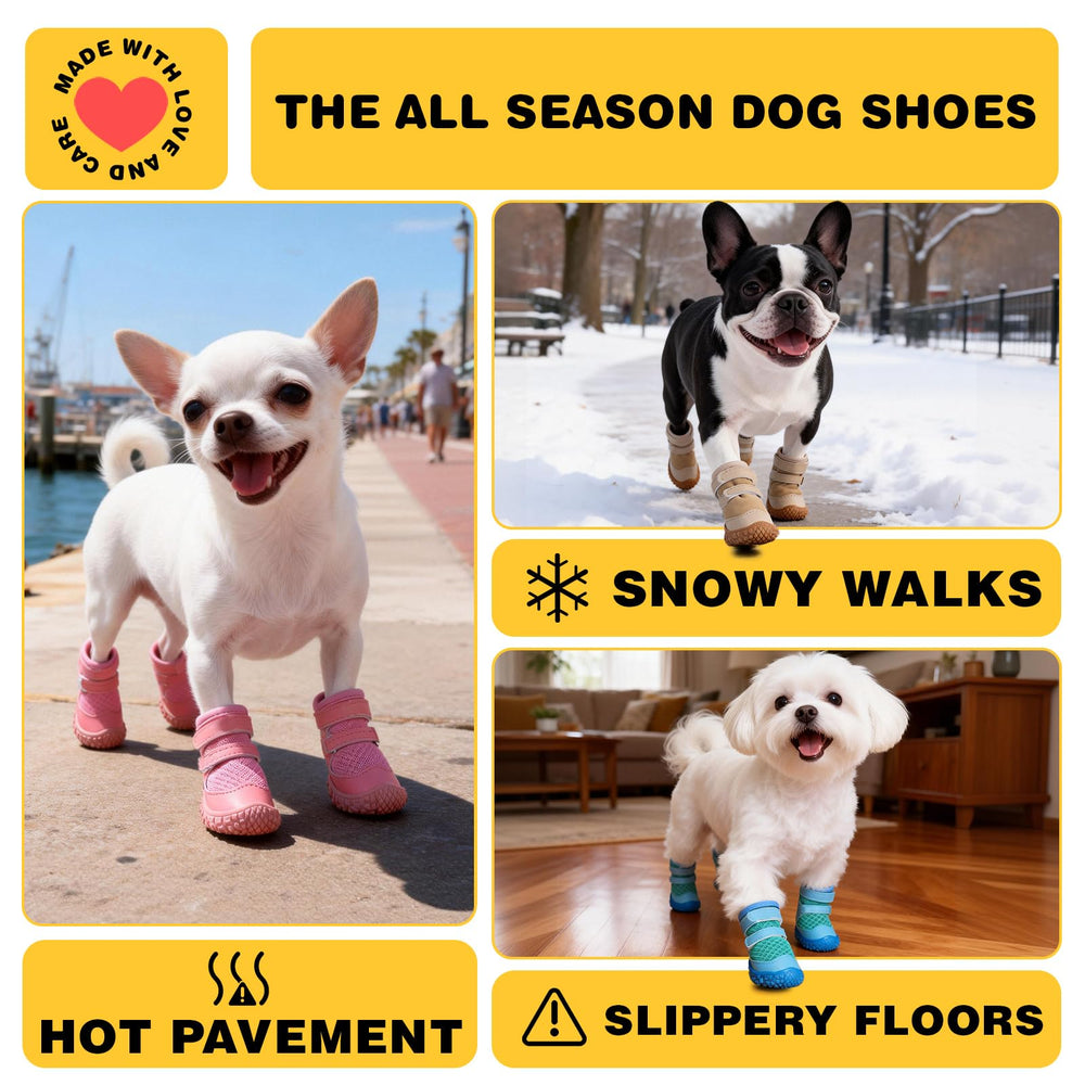 Hcpet paw protection against heat and snow during outdoor use.
