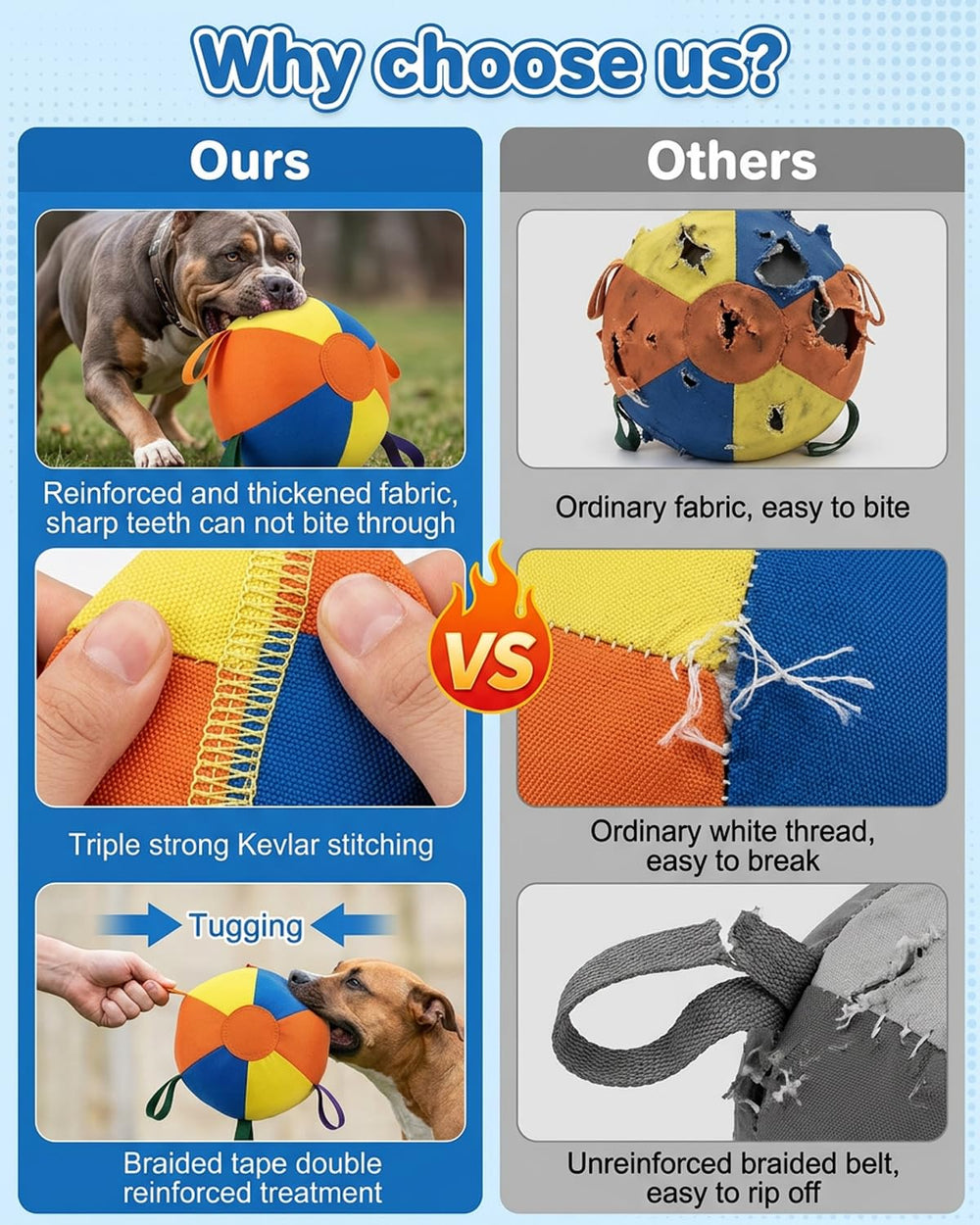 HCPPKZL Calming Jumbo Ball tear-resistant inflatable ball for tough chewers.