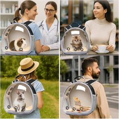 Hcupet Bunny Carrier lightweight backpack design for easy, hands-free travel.