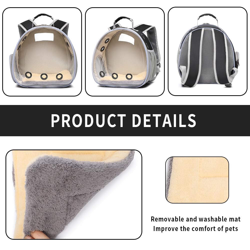 Hcupet Bunny Carrier sturdy zippers secure closures and reliable protection.