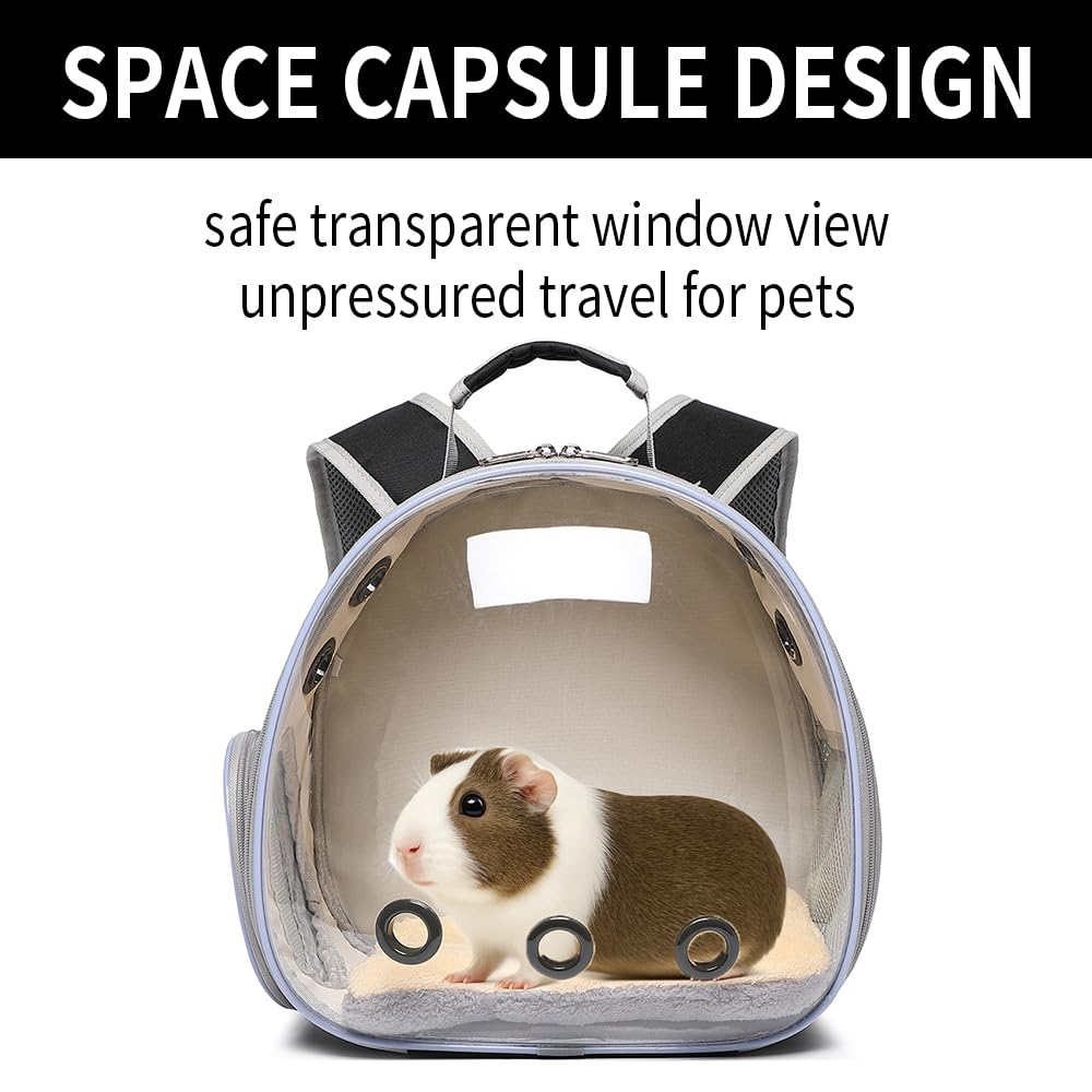 Hcupet Bunny Carrier ventilation holes ensure steady airflow for comfort.