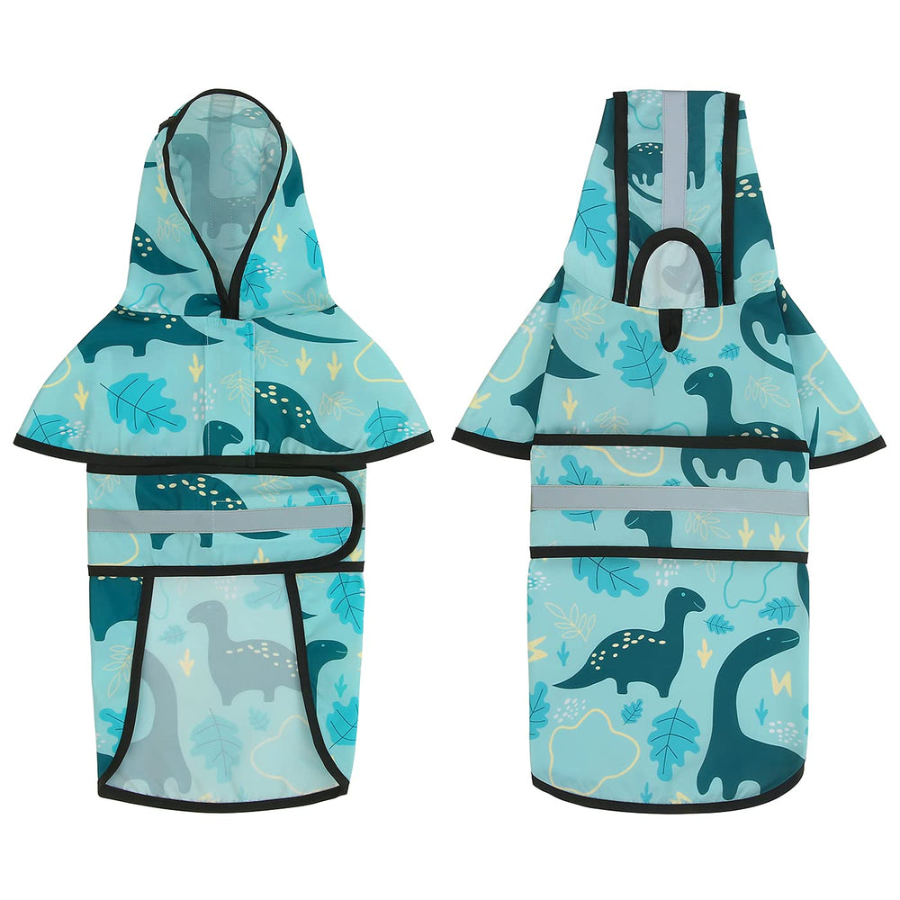 HDE raincoat adjustable belly strap securing a comfortable fit