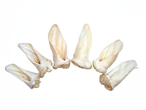 HDP large lamb ears back view, USA-made natural dog treat for daily chews.