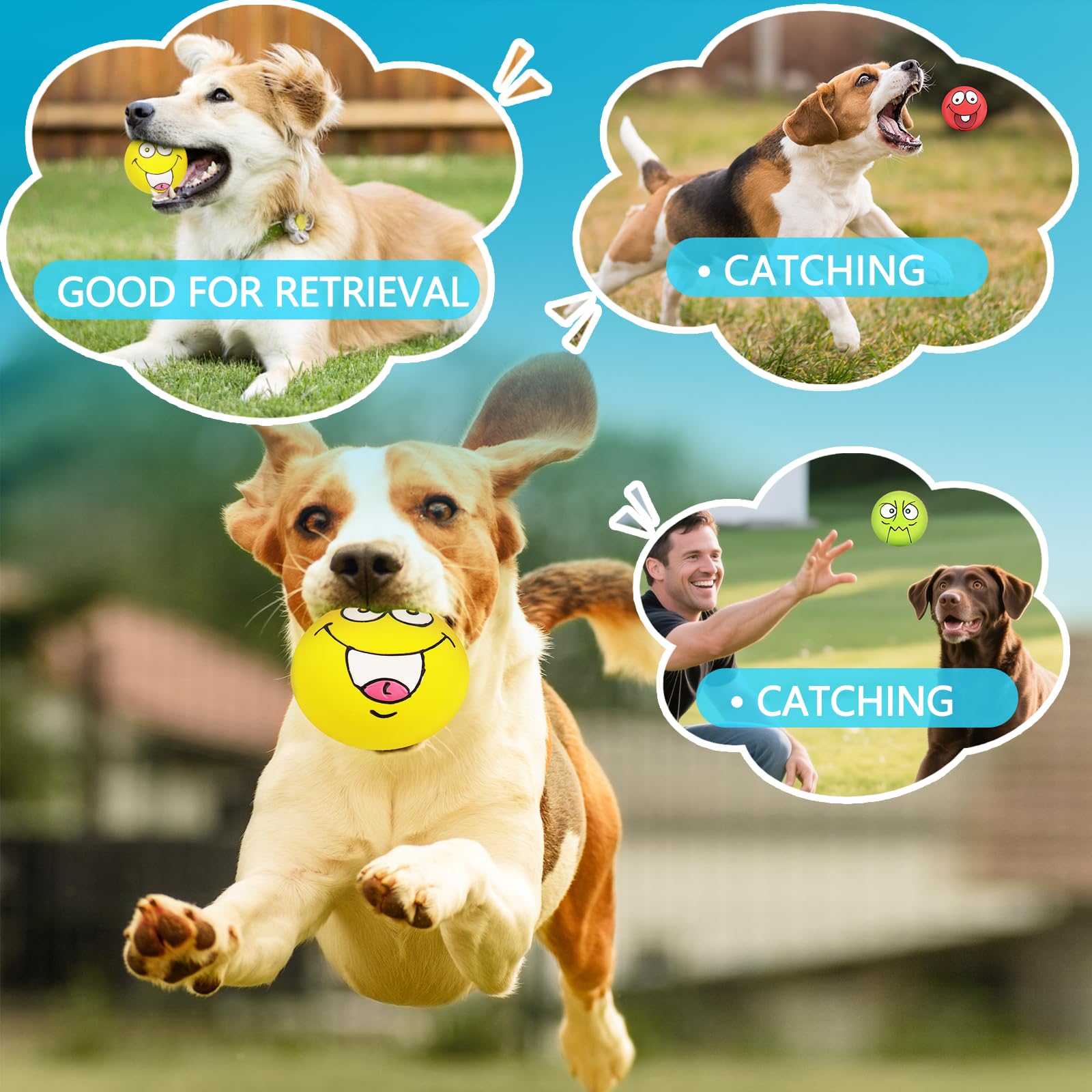 HDSX squeaky toy supports engaging fetch-and-play sessions for dogs.
