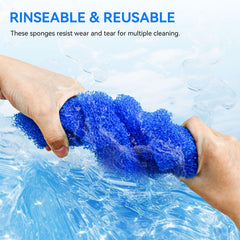 HDWGGD rinseable and reusable pond pads save money over time.