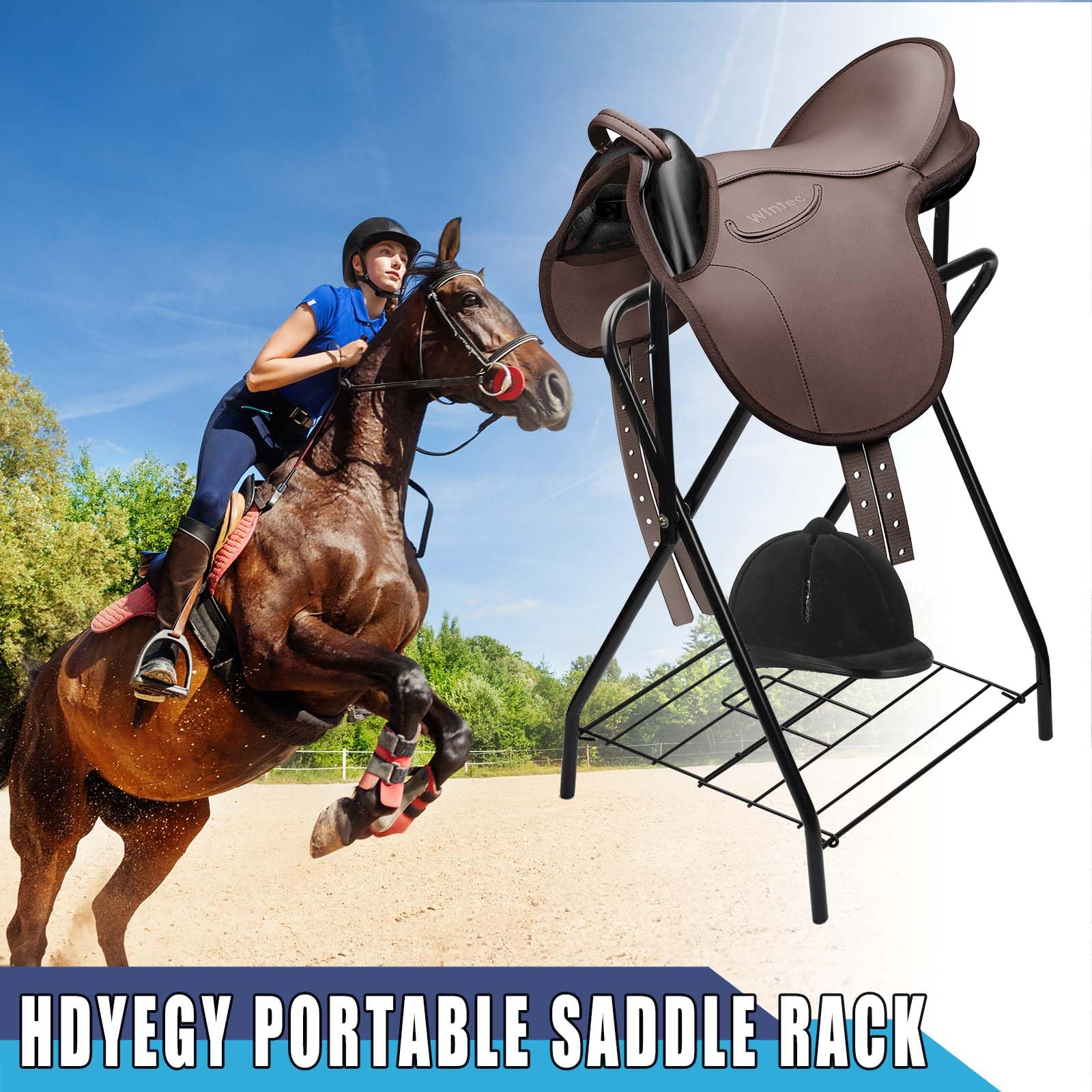 HDYEGY portable folding design enables easy transport and rearrangement.