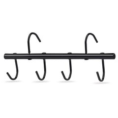 HDYEGY tack rack with swivel hooks for organized bridles and reins.