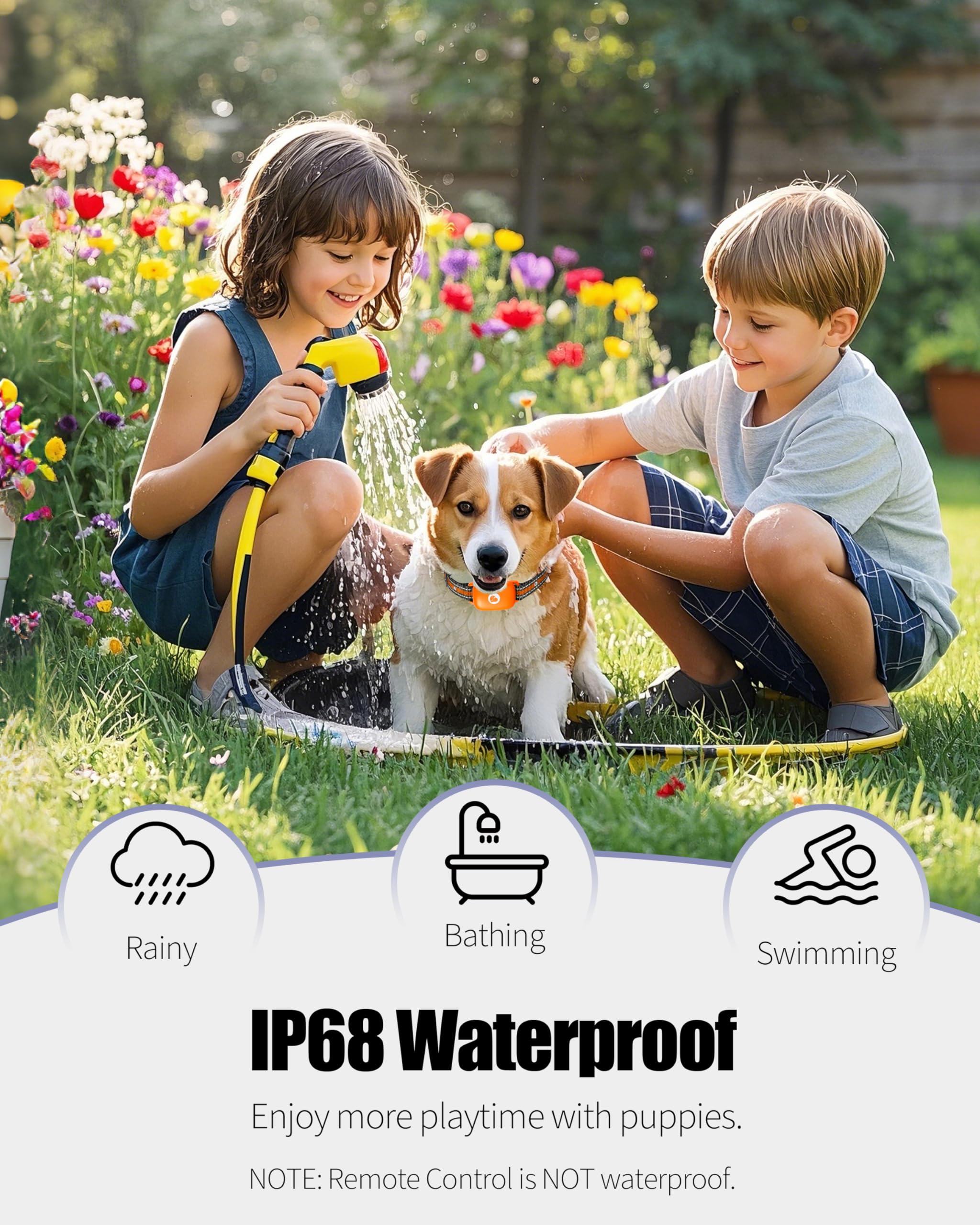 Heaflex IP68 waterproof receiver performs in rain, mud, or water.