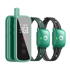 Heaflex dog shock collar touch screen interface enables quick mode changes.