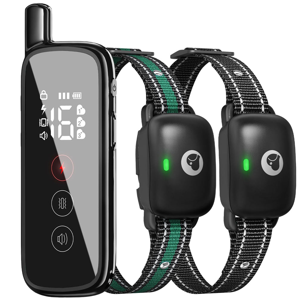 Heaflex dog training collar with 2600ft range used in outdoor training