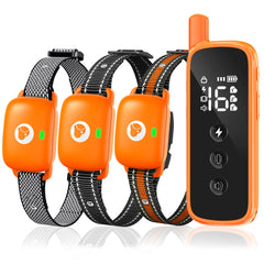 Heaflex dog training collar with orange remote for effective recall training