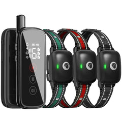 Heaflex dog training collar remote front view shows easy-to-use controls for quick setup.