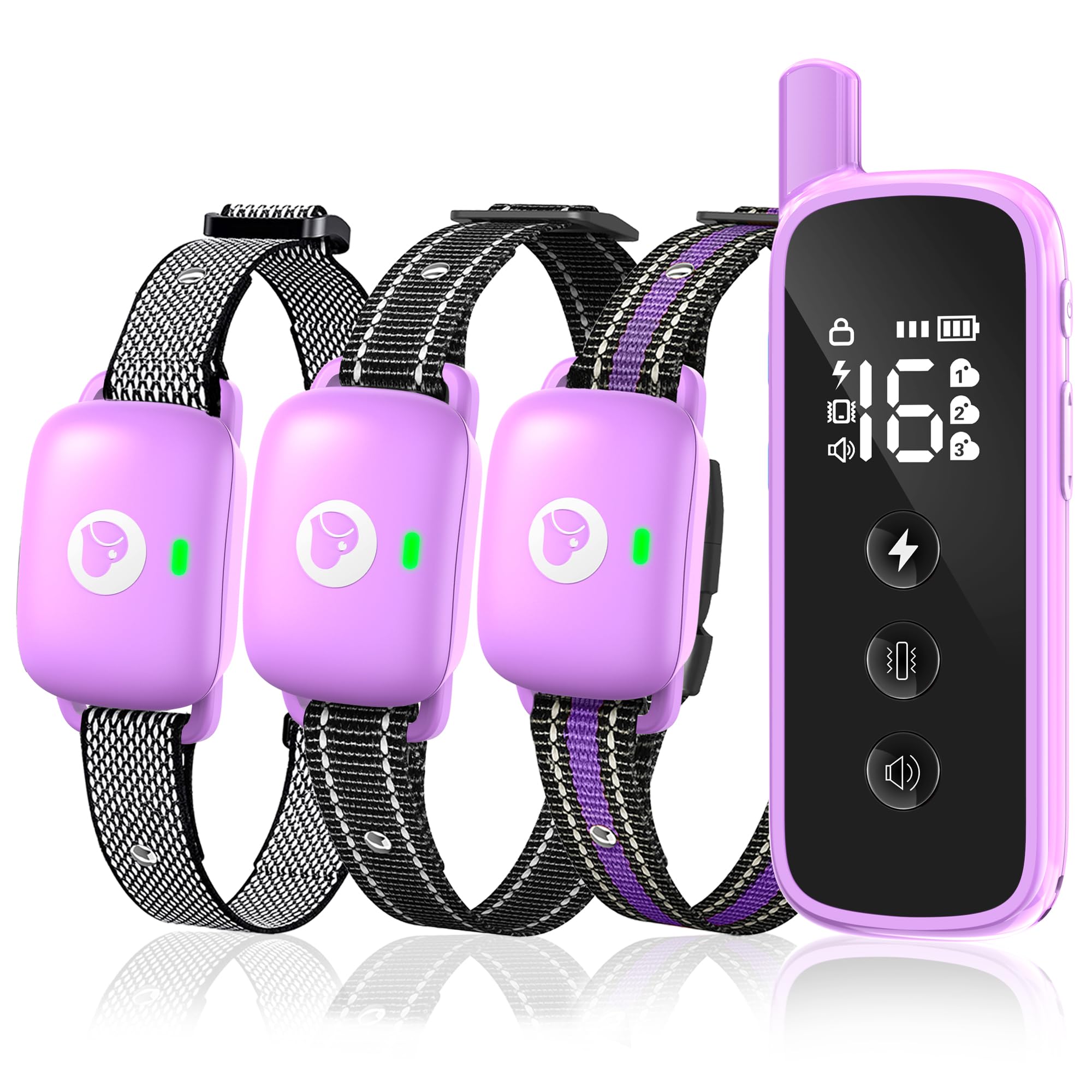 Heaflex dog training collar with remote outdoors for long-range training.