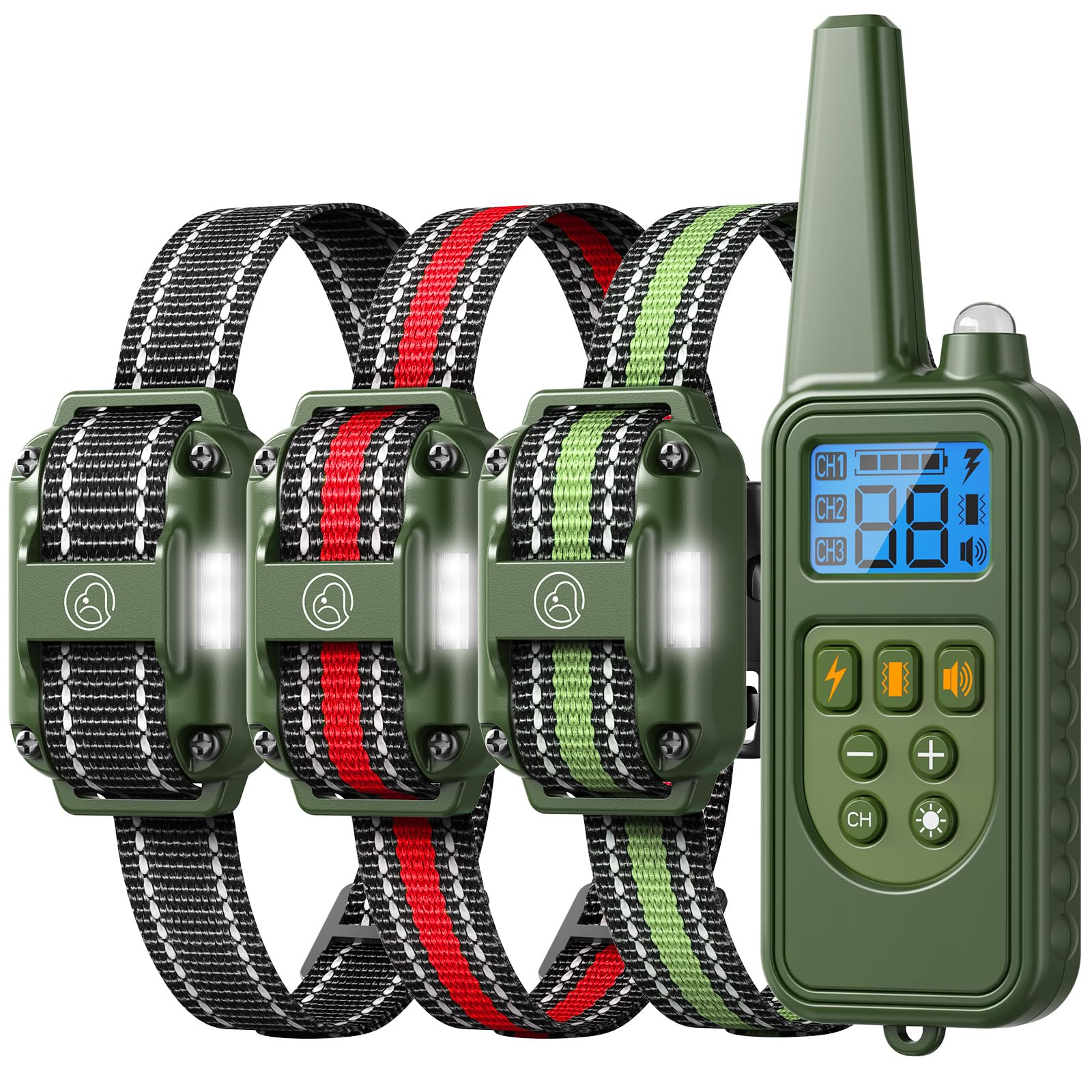 Heaflex dog training collar with remote control for convenient training sessions