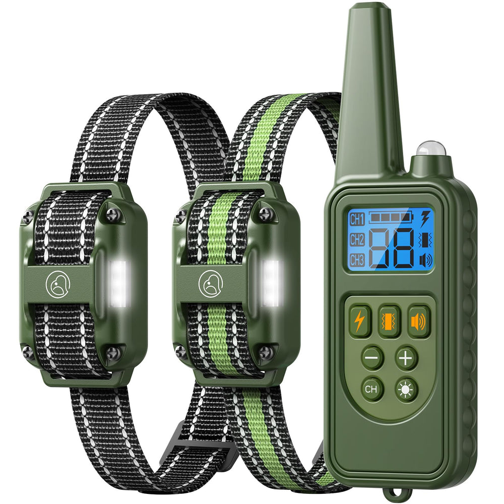 Heaflex dog training collar remote controls all modes for convenient training sessions.