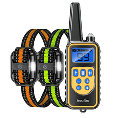 Heaflex dual-channel remote enables training two dogs with added control.
