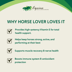 Health-E Vitamin E supplement used in training for balanced support.