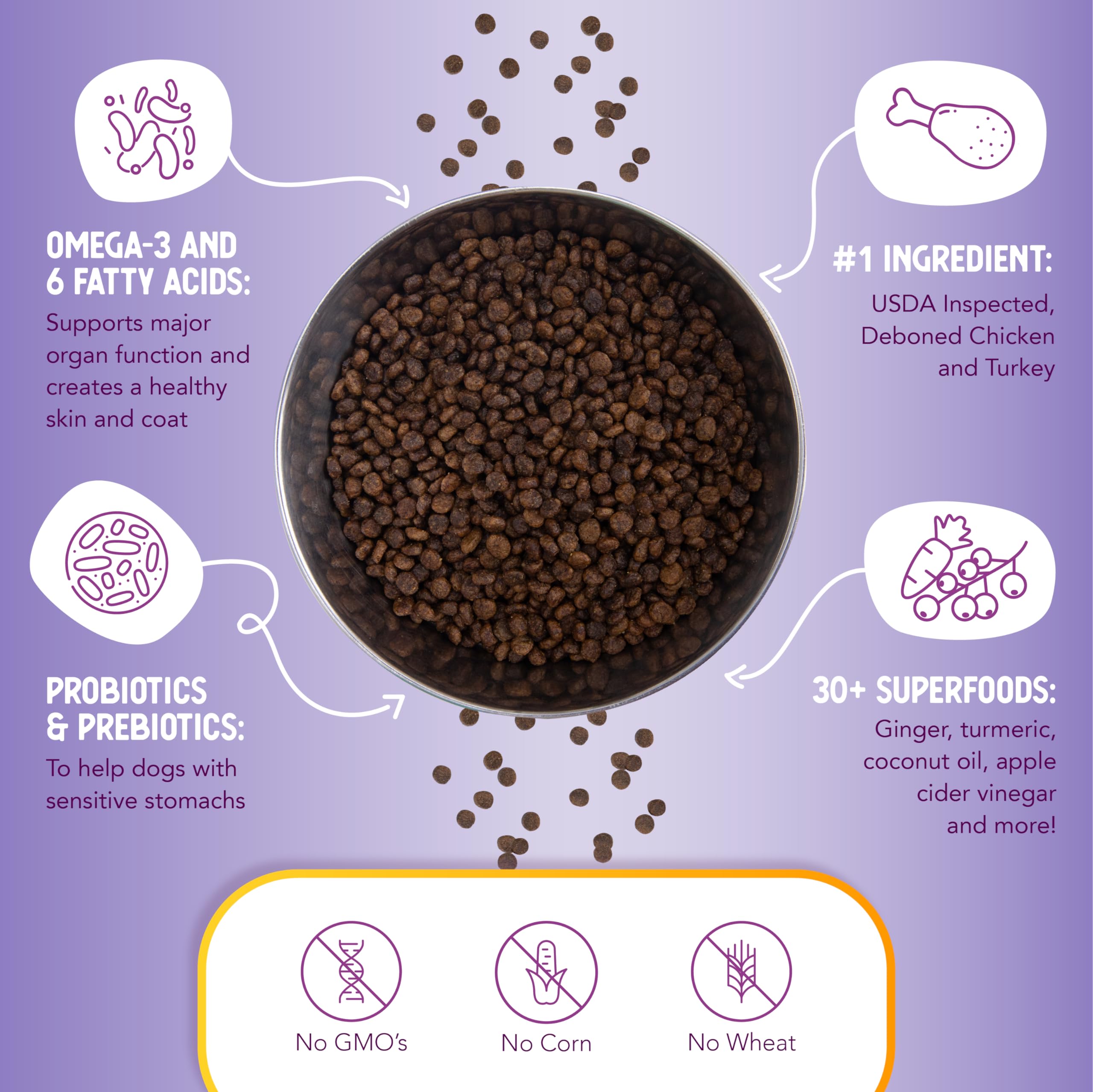 Health Extension 30+ superfoods with turmeric and berries for natural nutrition