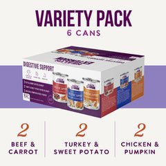 Health Extension beef and carrot can close-up for picky eaters.