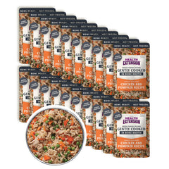 Health Extension Gently Cooked pouch ready to serve with real chicken and pumpkin