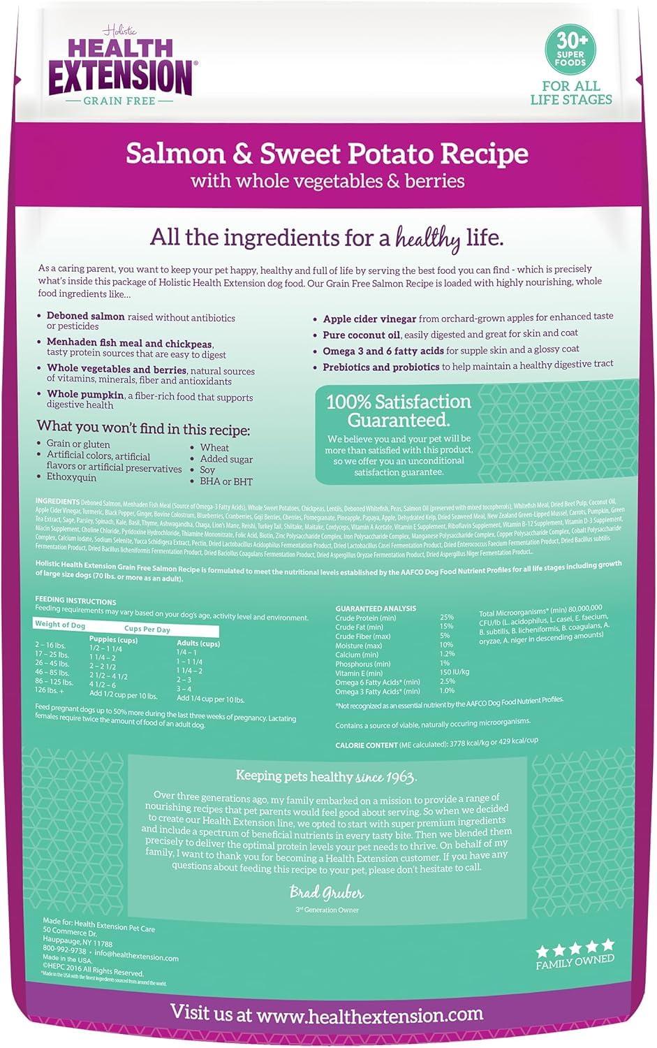 Close-up of Health Extension salmon kibble highlighting quality protein.