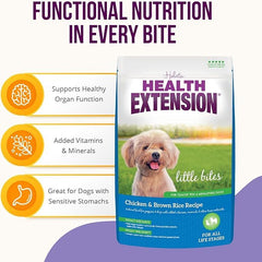 Health Extension Little Bites chicken-first protein supports lean energy.