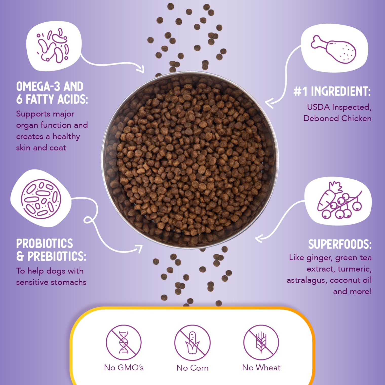 Health Extension Little Bites turmeric and superfoods; natural ingredients for overall vitality.