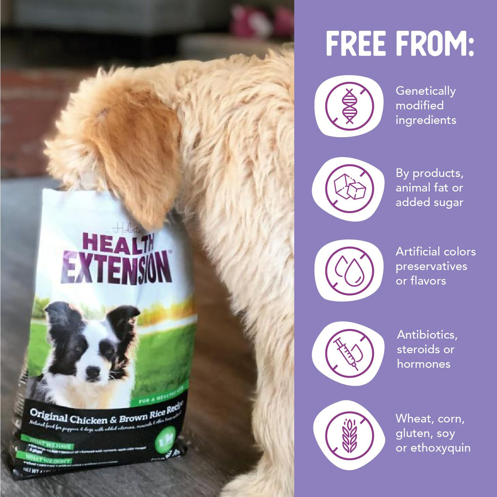 Health Extension Original chicken brown rice superfoods highlight with antioxidants